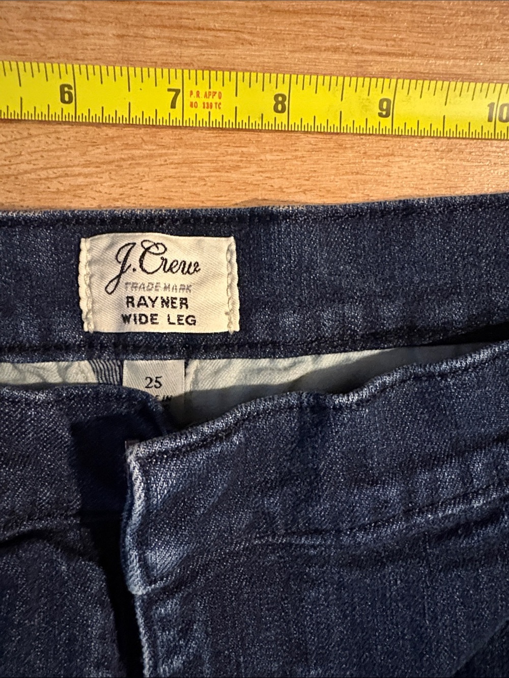 J. Crew Reyner Wide-Leg Jeans in Deep Indigo - Picture 2 of 3